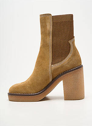 Bottines/boots talon bottier talon de 7 à 9cm marron ROSEMETAL femme