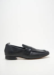 Mocassins tissage satiné talon plat jusqu'à 3cm noir JVAM femme