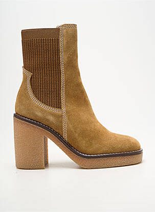 Bottines/boots talon bottier talon de 7 à 9cm marron ROSEMETAL femme