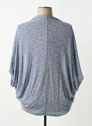 Gilet manches courtes manches courtes bleu ZELI femme