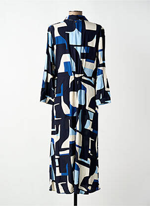 Robe longue manches longues manches longues bleu STREET ONE femme