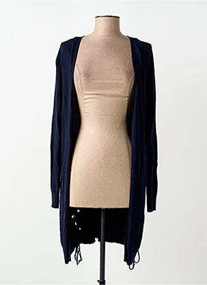 Gilet manches longues manches longues bleu LPB femme