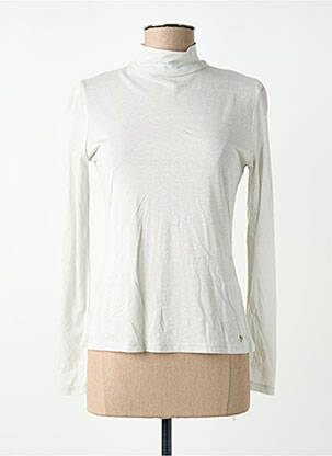 Sous-pull coupe cintrée manches longues blanc VOODOO femme