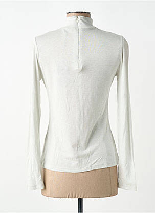 Sous-pull coupe cintrée manches longues blanc VOODOO femme