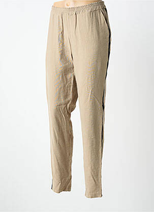 Pantalon poches beige GEISHA femme