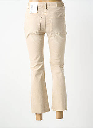 Pantalon 7/8 fermeture zippée sous rabat boutonné beige STREET ONE femme