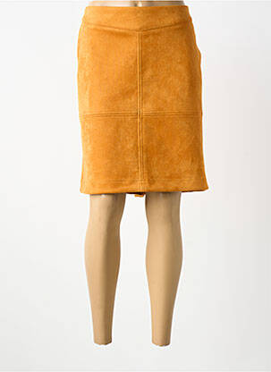 Jupe courte coupe droite jaune STREET ONE femme