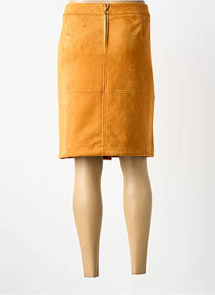 Jupe courte coupe droite jaune STREET ONE femme
