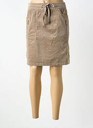 Jupe courte poches beige STREET ONE femme