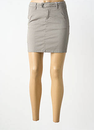 Jupe courte poches gris LPB femme