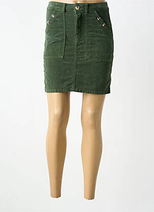 Jupe courte poches vert LOLA ESPELETA femme