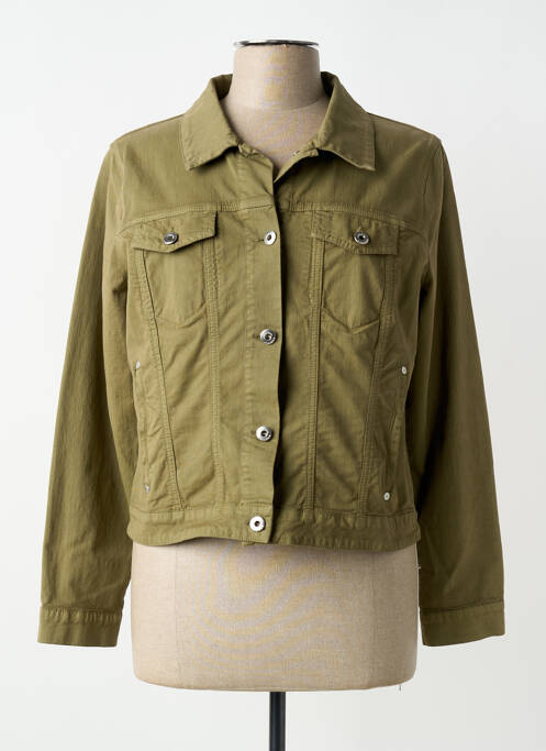 Veste casual coupe droite vert VOODOO femme