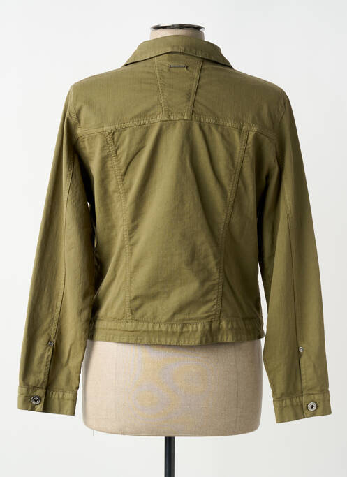 Veste casual coupe droite vert VOODOO femme
