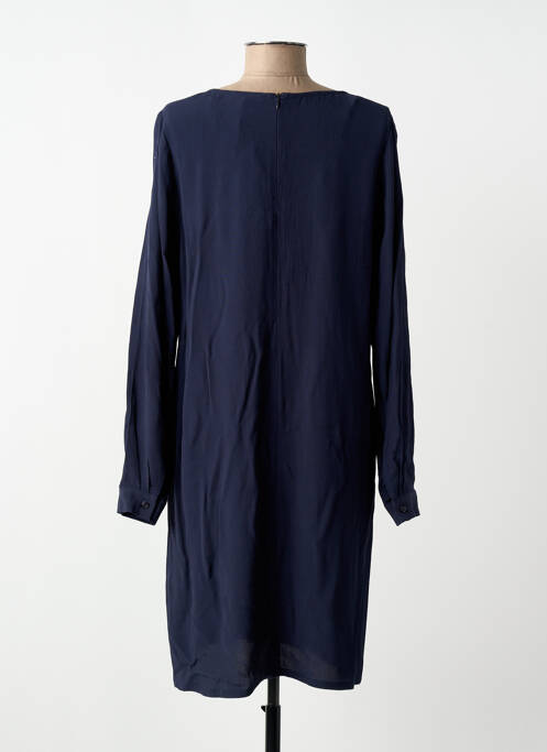 Robe mi-longue manches longues manches longues bleu LPB femme