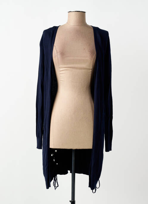 Gilet manches longues manches longues bleu LPB femme