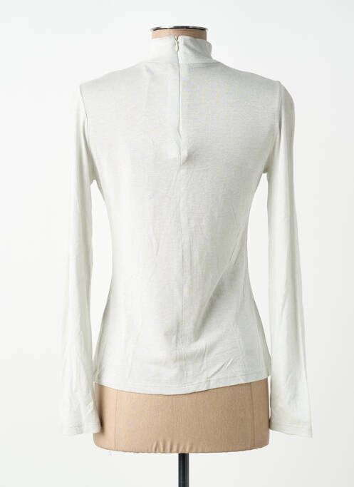 Sous-pull coupe cintrée manches longues blanc VOODOO femme