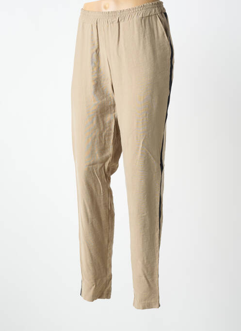 Pantalon poches beige GEISHA femme