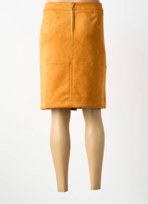 Jupe courte coupe droite jaune STREET ONE femme