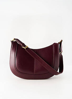 Sac fermeture zippée forme rectangulaire violet LÉO ET VIOLETTE femme