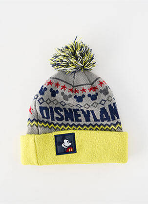 Bonnet maille fine gris DISNEY homme