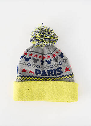 Bonnet maille fine gris DISNEY homme