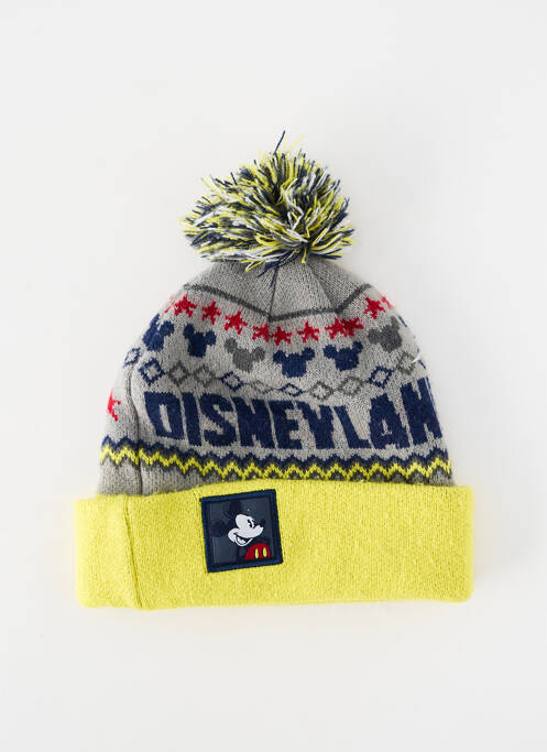 Bonnet broderie gris DISNEY homme