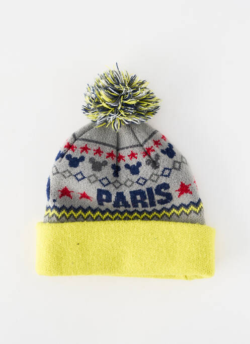 Bonnet broderie gris DISNEY homme