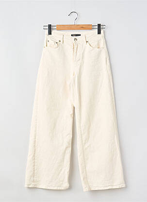 Jeans coupe large  taille normale blanc MAJE femme