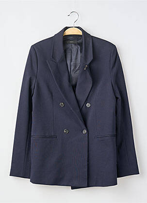 Blazer poignets boutonnés bleu IKKS femme
