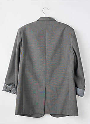 Blazer finition intérieure doublée gris RECC femme