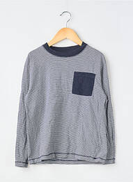 T-shirt manches longues manches longues bleu MONOPRIX garcon