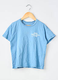 T-shirt sérigraphie floquée manches courtes bleu AMERICAN VINTAGE garcon