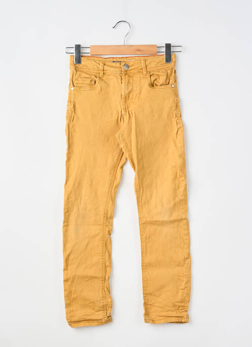 Pantalon slim stretch taille ajustable orange OKAÏDI garcon