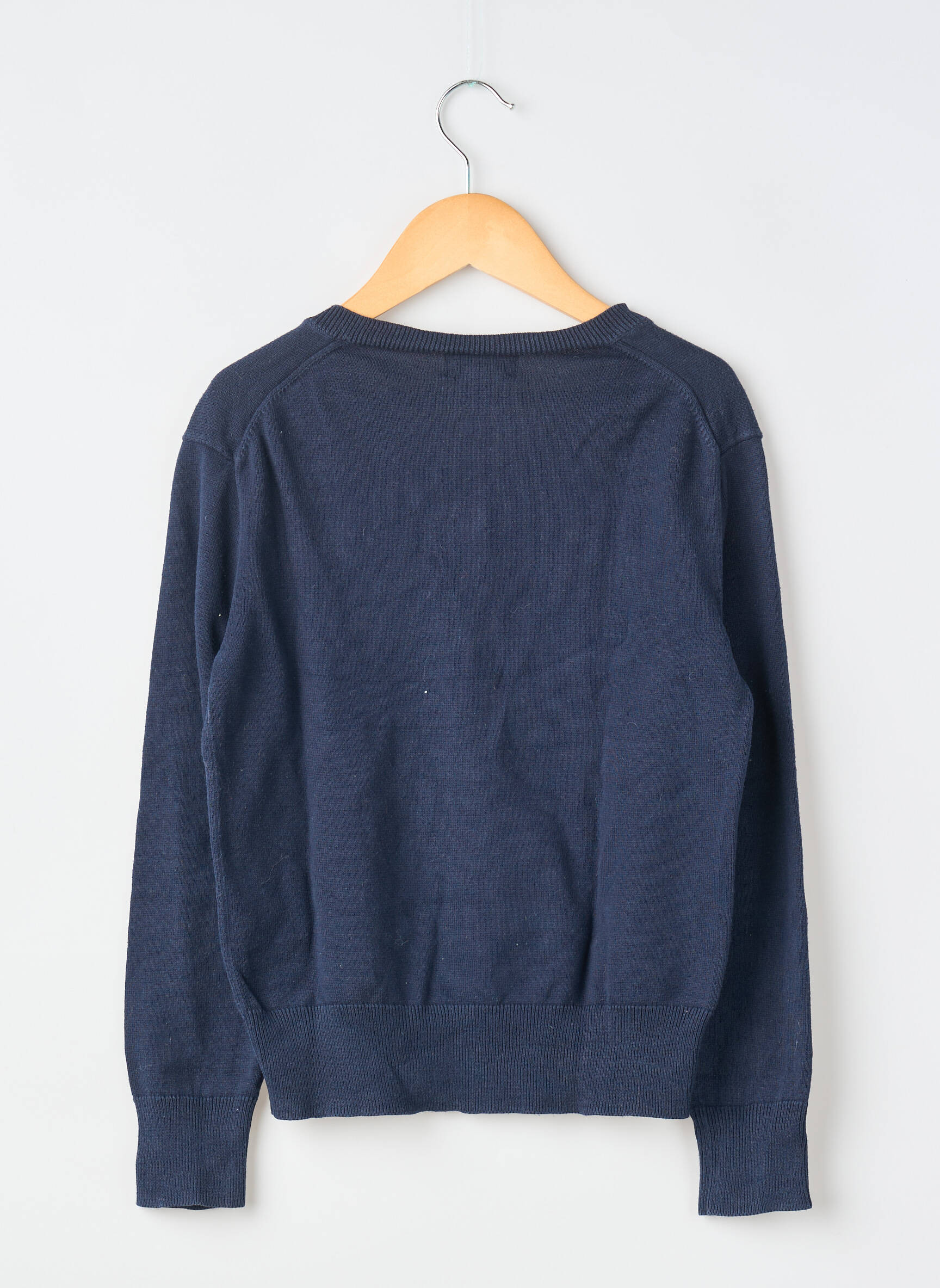 Pull broderie manches longues bleu RALPH LAUREN garçon