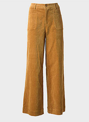 Pantalon flare coupe évasée beige SURKANA femme