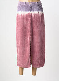 Jupe longue imprimé fantaisie rose DROLATIC femme