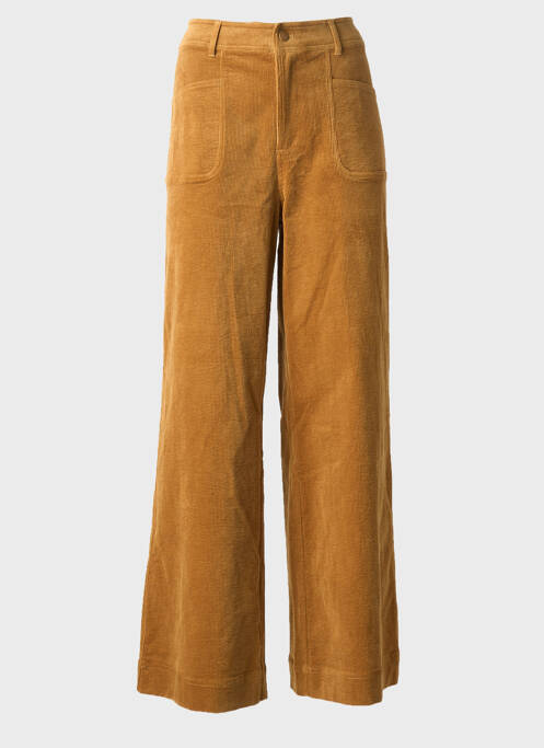 Pantalon flare coupe évasée beige SURKANA femme