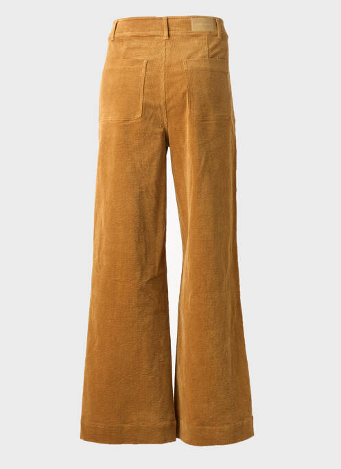 Pantalon flare coupe évasée beige SURKANA femme