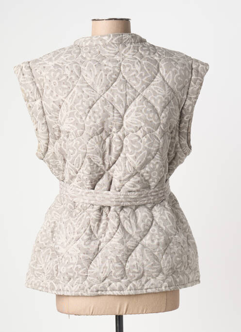 Veste casual col rond gris CHICOSOLEIL femme