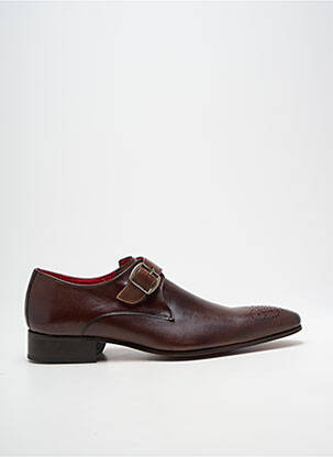 Derbies fermeture boucle(s) talon bas marron EDOUARD DE SEINE homme