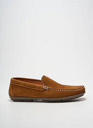 Mocassins bout carré bout carré marron CAP' BASSIN homme