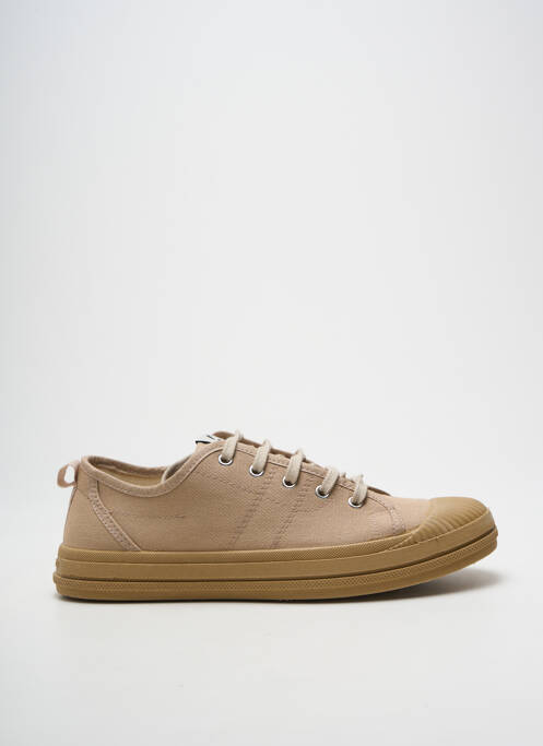 Baskets bout rond bout rond beige PATAUGAS homme