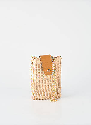 Sac doublure textile forme rectangulaire marron SANS MARQUE femme