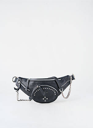 Sac multipoches forme rectangulaire noir LE PETIT CARTEL femme