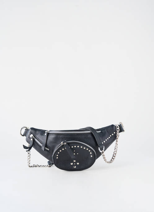 Sac multipoches forme rectangulaire noir LE PETIT CARTEL femme
