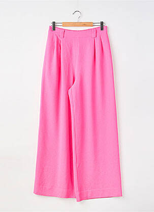 Pantalon large tissage crêpe taille normale rose ESSENTIEL ANTWERP femme