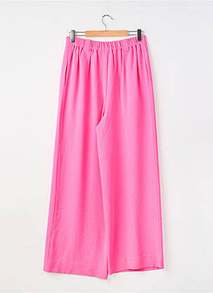 Pantalon large tissage crêpe taille normale rose ESSENTIEL ANTWERP femme