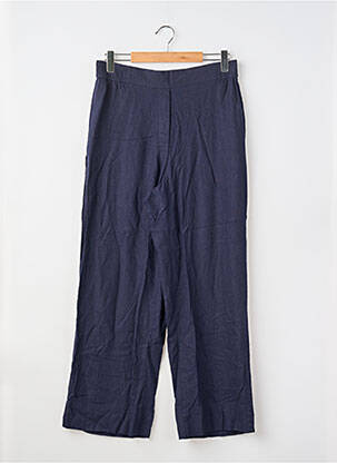 Pantalon droit taille élastique taille normale bleu ZARA femme