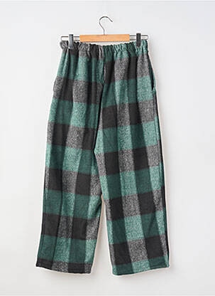 Pantalon large poches taille normale vert PETIT MODELL femme