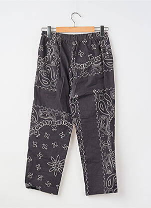Pantacourt coupe droite taille normale noir AROMA femme